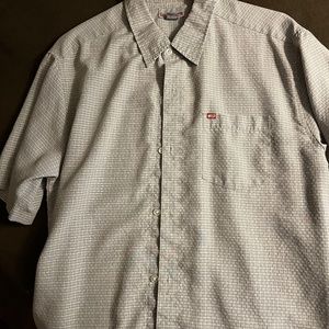 Quicksilver Vintage short sleeve button down shirt size large